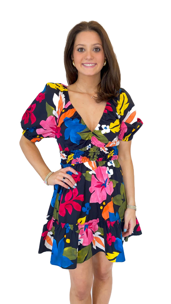 Saylor Hawaiian Hibiscus Dress