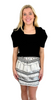 Endless Rose Shiny Picasso Skirt