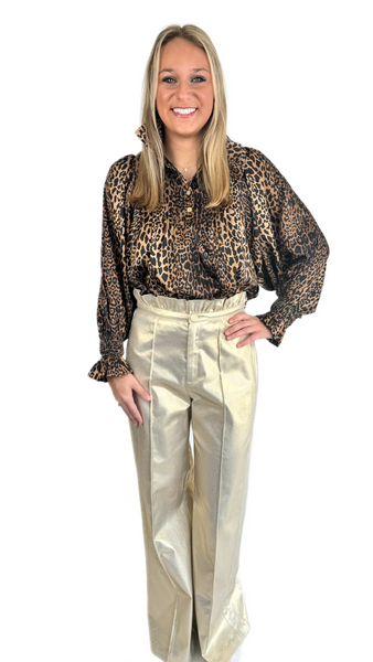 Emily McCarthy Lady Leopard Charlotte Top