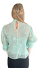 Farm Rio Beaded Lagoon Blouse