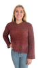 Ciebon Rust Metallic Sweater