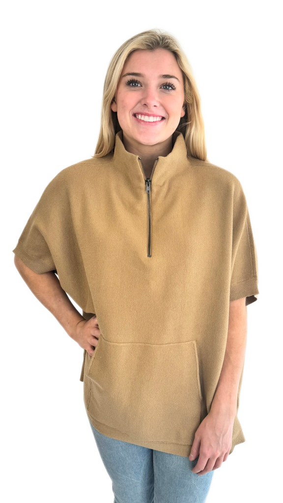 RD Style Camel Cosima Poncho